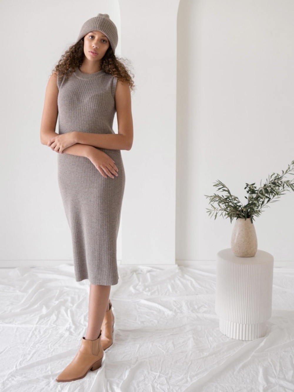 Laude the Label Knit Column Midi Dress - sz M